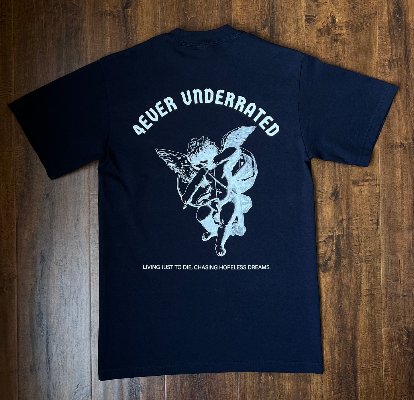 4Ever Logo Cupid T-Shirt (Navy Blue)