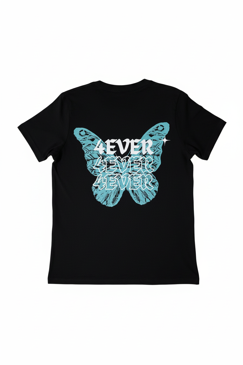 Butterfly V-Neck (Black)